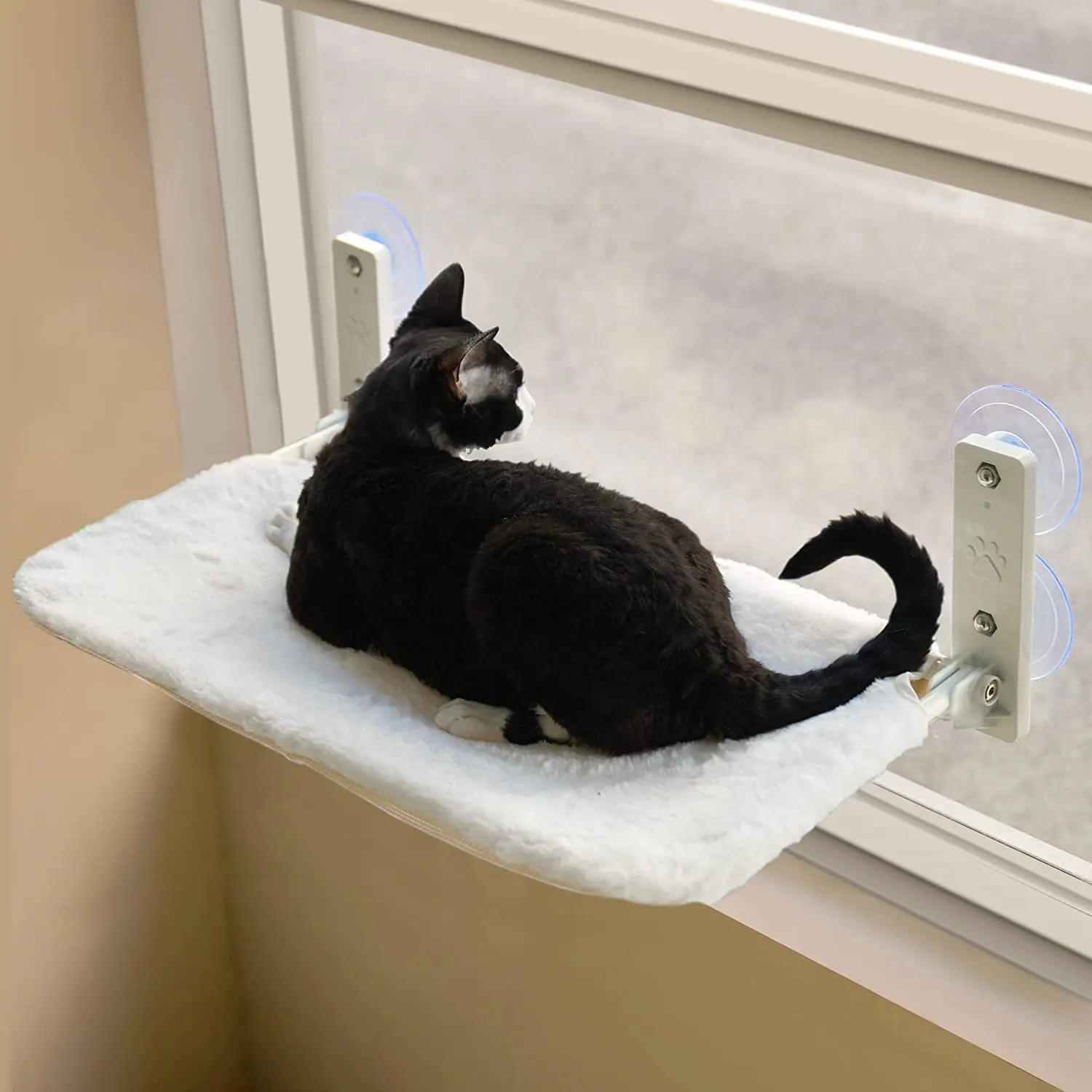 USA American hot selling adsorptive Hammock detachable Indoor Hanging Cat perch Window pet bed