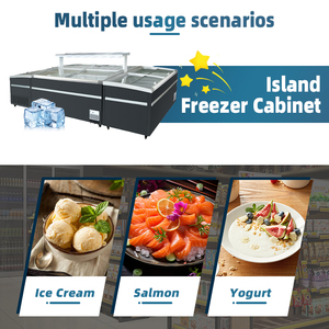 Congelador Comercial Tipo Isla para Supermercado, Congelador Horizontal Abierto para Carne - Product Image 2