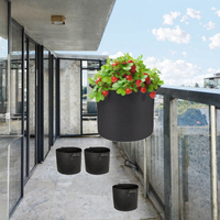 JIODEKEYI Sacs de culture de pommes de terre de 10 gallons, lot de 10, respirants, durables, écologiques, en tissu non tissé avec poignées pour tomates et fleurs