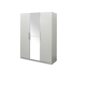 Factory Price Bedroom Furniture 3 Door Design Multi-use Portable <b>Clothes</b> Cabinet Closet with Mirror - Product Image 4