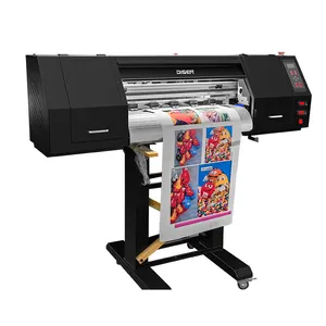 Digital flex banner self adhesive vinyl printing label machine large format 1.3m eco solvent printer with xp600 i3200 dx5 epson