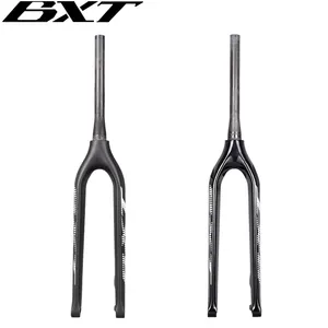 MTB Carbon Fork 29er Downhill DH Bicycle Fork Bicicletas Rigid Mountain Bike Front Fork Fibre rockshox Tapered Thru Axle 15mm