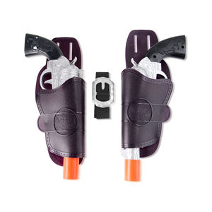 Set <span class=keywords><strong>Pistola</strong></span> e Fondina da <span class=keywords><strong>Cowboy</strong></span> da 11 Pollici con Suoni Realistici, Giocattolo da Sceriffo Western in Plastica ABS Unisex per Ragazzi - Product Image 1
