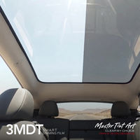 Kaca Film Mobil Elektrik 3MDT Switchable Self Healing Privacy Glass Perlindungan UV IR untuk Tesla Panoramic Roof PW85 OEM