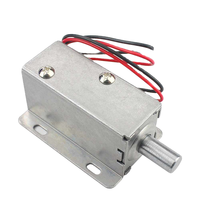 Verrou de contrôle électrique miniature 12 V CC en gros, ensemble de loquet à languette, verrou à solénoïde sans clé pour tiroir de classeur et porte