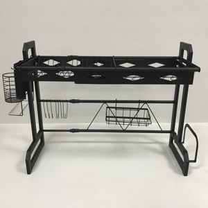 Kitchen Dish Rack Over the Sink Dish Drying Rack Storage Holders & Racks