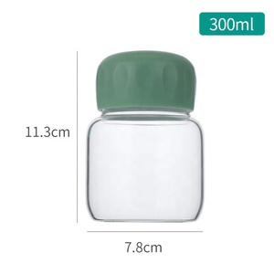 للبيع بالجملة كوب ماء زجاجي صغير لطيف 10 أونصة من حليب الطفل - Product Image 6