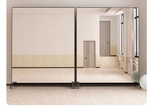 <span class=keywords><strong>Miroir</strong></span> à usage spécial portable pour le yoga et la danse <span class=keywords><strong>Miroir</strong></span> d'habillage ménager de <span class=keywords><strong>grande</strong></span> <span class=keywords><strong>taille</strong></span> avec hauteur et angle réglables - Product Image 2