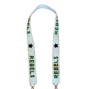 Correa de Tela Rebels con Texto en Relieve y Diseño de Estrella, Accesorio de Moda para Bolsos - Product Image 1