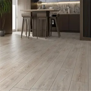 12.3mm E0 HDF AC4 Plancher stratifié en chêne gaufré Plancher en bois stratifié imperméable