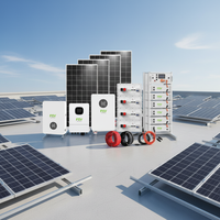Batterie de stockage d'énergie solaire domestique au lithium LiFePO4 51,2 V 10 kWh, empilable, garantie 10 ans