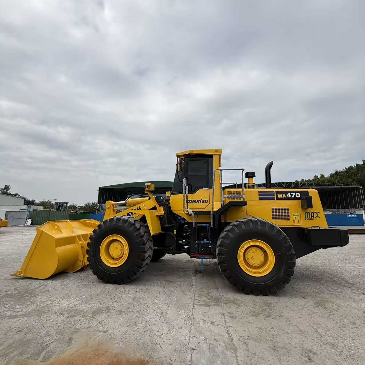 Подержанные японские погрузчики Komatsu WA470 WA470-3 WA470-5 оригинальный фронтальный погрузчик Komatsu лесостроительство
