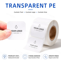Étiquette autocollante en vinyle PVC imprimée avec logo personnalisé, rouleau d'autocollants pour bouteille, boîte, emballage de produits cosmétiques