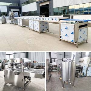 Máquina Eléctrica Enrobera de Chocolate para Dátiles y Helados, 1200mm x 600mm, para Barras de Caramelo, 5kg, con Proceso - Product Image 2