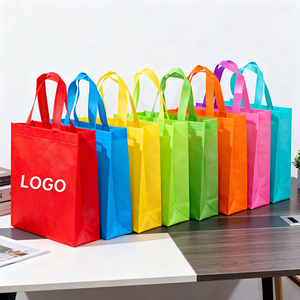 Reusable Non Woven Tote Bag with Shoulder Handle Recyclable Eco-Friendly Shopping Bag for Grocery Retail Pillow Use Custom Logo - Product Image 6