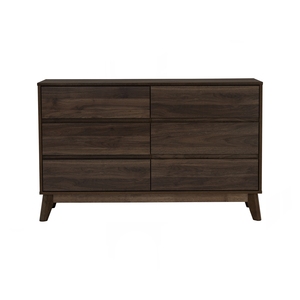 Elegant Cocoa Walnut Colour HIRADO 1.2M <b>Sideboard</b> Solid Wood Legs Buffet Cabinet for Luxury Home Interior Dining Room <b>Storage</b> - Product Image 3