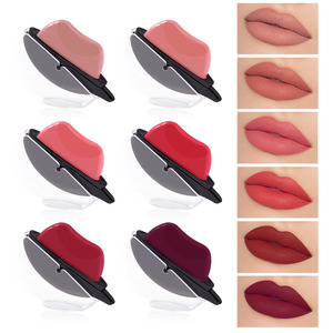 Rouge à lèvres mat nude transfrontalier 1, changeant de couleur, anti-transfert, changeant de couleur selon la température, <span class=keywords><strong>baume</strong></span> à lèvres waterproof, maquillage nude - Product Image 5