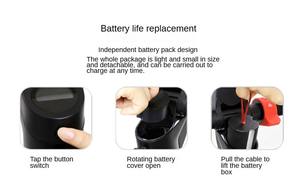 Batería Original para Patinete Eléctrico HX X7, Batería X7 de 5 Ah y Batería <span class=keywords><strong>Panasonic</strong></span> X7 de 6.4 Ah - Product Image 3