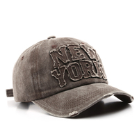 Gorra de Béisbol con Logotipo Bordado Personalizado y Estilo Desgastado