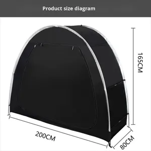 Carpa Cuadrada para Bicicleta de Ciclismo al Aire Libre, de Apertura Automática Rápida, Portátil, Grande, Impermeable, Resistente al Sol y al Polvo, Ampliada - Product Image 5