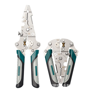 New stainless steel multi-function wire stripper, electrical wire-<b>stripping</b> and cable-separating cable cutters, <b>nail</b>-cutting - Product Image 5