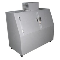 Congélateur vertical extérieur sur mesure Ureco Factory, 2 portes inclinées, refroidissement direct, mural, 5 étoiles, haute efficacité énergétique