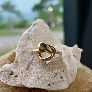 แหวนแฟชั่นชุบทอง PVD สแตนเลสสตีล 316L ทนทาน ดีไซน์รูปหัวใจแบบปรับได้ - Product Image 3