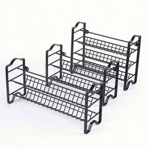 Estantes Magnéticos para Especias de Acero al Carbono de Estilo Moderno, de 1 Nivel, Móviles, Ahorradores de Espacio, Montados en la Pared, Multifuncionales, Negros, para Almacenamiento en la Cocina - Product Image 1