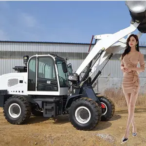 China Mini 2 Ton Small SeWheel Loader Machine Price List With Attachments Used Loader