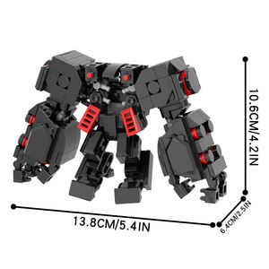 MOC1130 David Cyborg Serie de Juegos <span class=keywords><strong>Cyberpunk</strong></span> Heavy Mech Modelo DIY Bloques de Construcción Educativos Juguetes para Niños 319 Piezas - Product Image 3