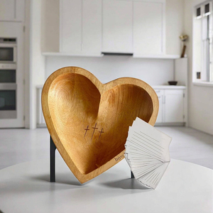 <span class=keywords><strong>Bol</strong></span> de pâte de prière en bois en forme de coeur Cadeaux religieux chrétiens pour hommes femmes pour les célébrations d'anniversaire de Pâques-pour les mamans et les papas - Product Image 5