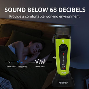 Nuovo <span class=keywords><strong>Tagliacapelli</strong></span> Elettrico Professionale ProBarbers Multi Colore USB Motore Brushless da 11500 RPM Display LED in Acciaio Inox DLC - Product Image 6