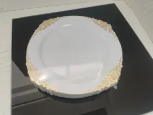 Sob A Placa Para O Casamento Decoração Descartável Placas De Carregador De Plástico Placas De Comida Fruta Servindo Carregador Em Massa Jantar Mesa De Casamento