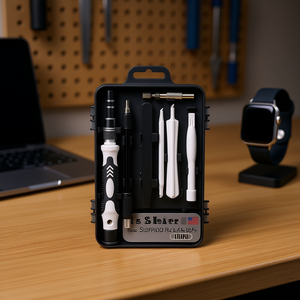 Juego de puntas de destornillador de precisión, 117 piezas, magnéticas, Pentalobe, para reparación de relojes Macbook - Product Image 2