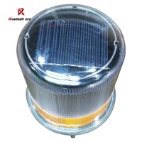 Voyant d'avertissement de trafic du groupe Roadsafe LED clignotante Feu de circulation d'obstruction solaire portable pour cône