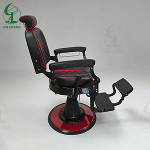 Sillas de <span class=keywords><strong>Barbería</strong></span> Profesionales Portátiles JINCHENG al por Mayor para Corte de Cabello, Salón de Belleza Personalizado en Negro - Product Image 2