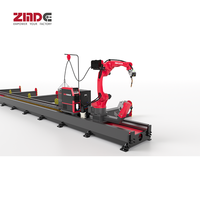 ZMDE H Beam Welding Robot Arm Automatización Soldadura Robot de 6 ejes Estación de trabajo con Robot Ground Rail