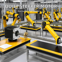 Moteur pas à pas à vis mère NEMA17 ACME externe à faible bruit 12V/24V DC pour la robotique CNC pour le contrôle d'actionneur linéaire