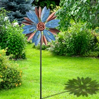 Moulin à vent cinétique en métal Oniya, ornements de jardin, moulin à vent pour la cour extérieure, pelouse, décorations de jardin