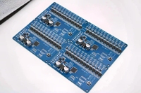 Carte de circuit imprimé FR4 bleue personnalisée, assemblage SMT, carte de circuit électronique pour équipement de contrôle audio/industriel, certifiée ISO/ROHS