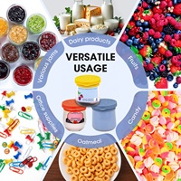 Couvercles en silicone anti-fuite pour pots de yaourt, réutilisables, de remplacement, pour pots de yaourt La Fermière, directement de l'usine