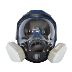 Venta al por mayor de cara completa a prueba de polvo máscara de gas reutilizable filtro de doble cartucho con gran vista máscara de gas - Product Image 5