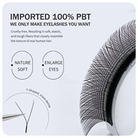 Extensions de cils individuelles en forme de Y de 15 mm Medylashes en gros, produits à marque privée provenant d'un fournisseur YY de confiance