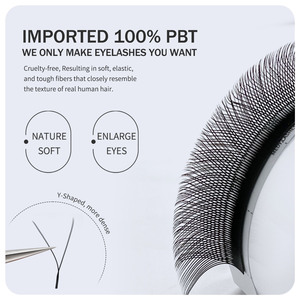 Medylashes <span class=keywords><strong>Extension</strong></span> <span class=keywords><strong>Ciglia</strong></span> Individuali a Forma di Y e W da 15 mm, <span class=keywords><strong>Prodotti</strong></span> con Etichetta Privata da Fornitore YY Affidabile - Product Image 2