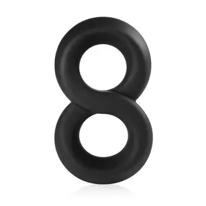 High quality sex toy eight shape good elasticity silicone cock ring for men