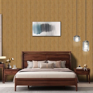 UDK moderno legno carta da parati autoadesiva <span class=keywords><strong>rivestimento</strong></span> murale decorativo impermeabile rimovibile <span class=keywords><strong>per</strong></span> soggiorno griglia Stripping incollatura - Product Image 4