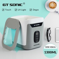 GTSONIC F4 Instrument dentaire électrique détachable 40KHz 50W avec réservoir en acier inoxydable SUS304 et minuterie numérique, ultrasons domestiques