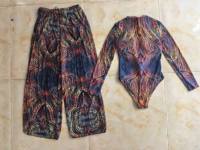 Setelan Baju Renang Wanita Desainer STOCK dan Celana Panjang Dua Potong, Baju Renang Lengan Panjang untuk Surfing, Ukuran Besar, Pakaian Pantai XS-2XL