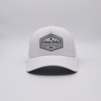 Casquettes de sport à visière incurvée en tissu tissé sur mesure pour hommes et femmes