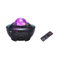 Nouvelle Lampe de Projection Étoilée RVBW Moderne et Colorée à Effet Vague d'Eau, Projecteur Musical Ciel Étoilé avec Télécommande